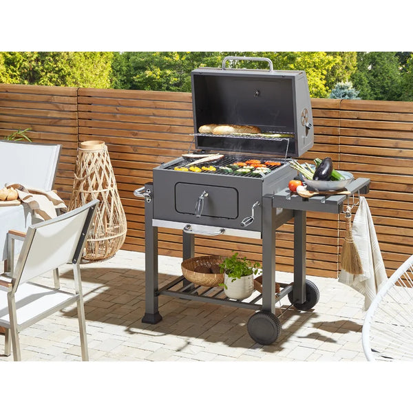 Multifunctional outdoor charcoal grill - perfect for gardens and gatherings