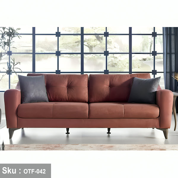 Zan Wood Sofa - OTF-042