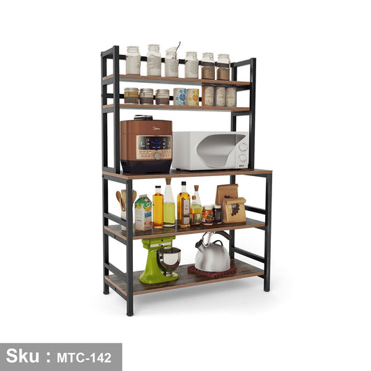 Electrostatic paint metal kitchen storage unit -MTC-142