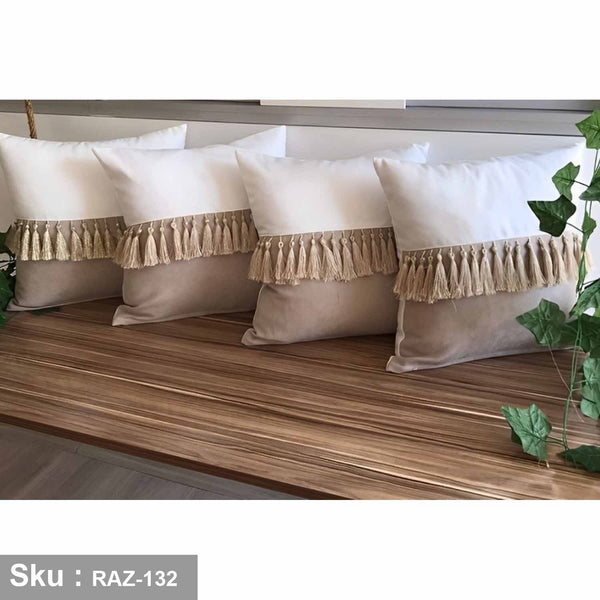 Set of 4 linen cushions - RAZ-132