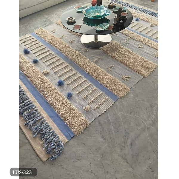 Handmade pure wool rug - 200x150cm - LUS-323