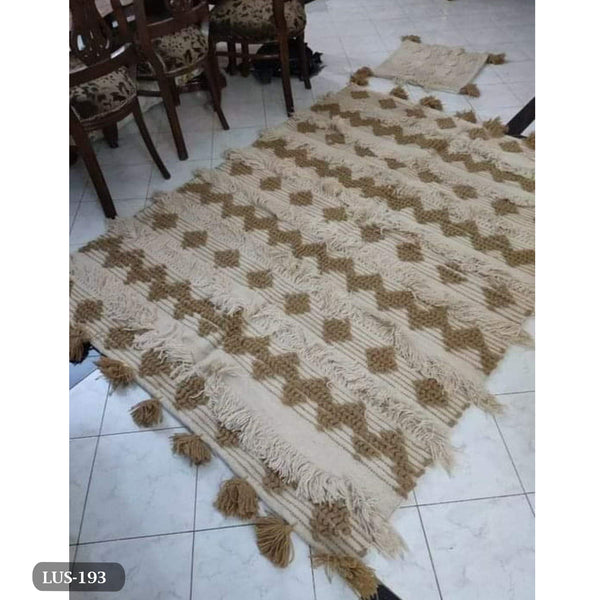 Handmade pure wool rug - 200x150cm - LUS-193