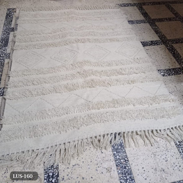 Handmade pure wool rug - 200x150cm - LUS-160