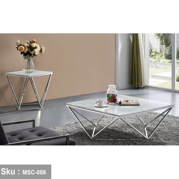 Eccles iron coffee table, electrostatic paint