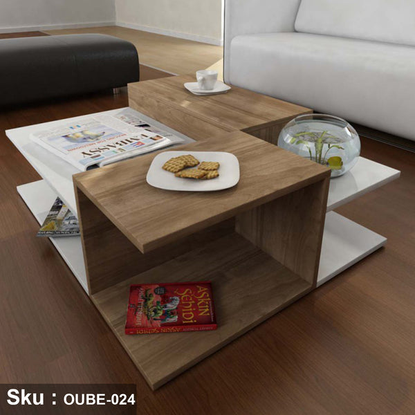 High-quality MDF wooden coffee table - OUBE-024