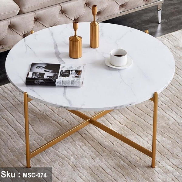 We want a coffee table 80 * 45 marble