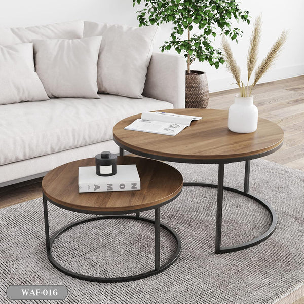 MDF and metal coffee table - WAF-016