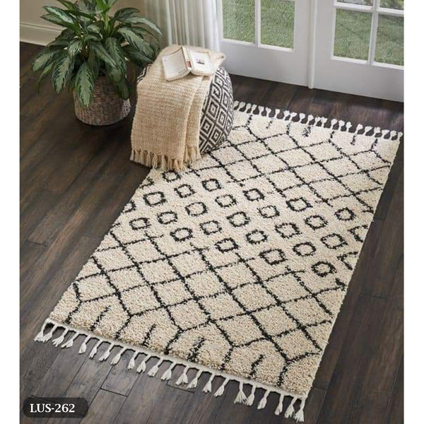 Handmade pure wool rug - 200x150cm - LUS-262