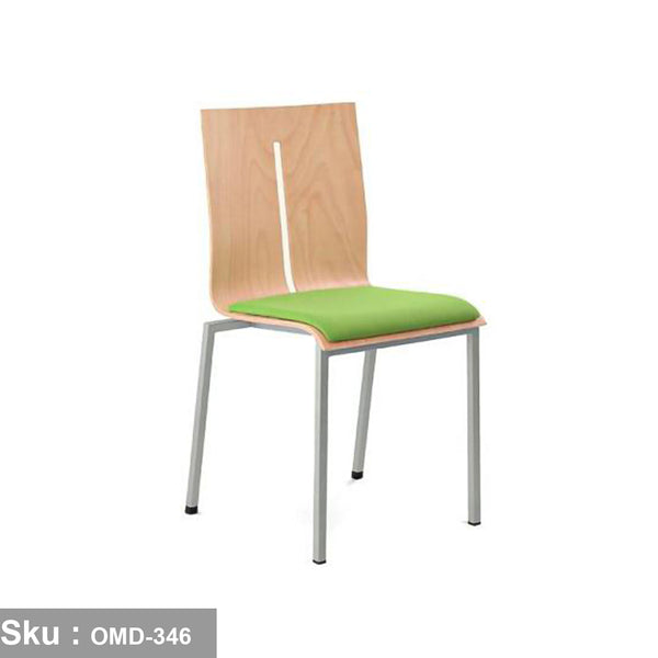 Dining chair - natural wood - OMD-346