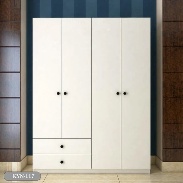 MDF wood wardrobe with HPL layer - KYN-117