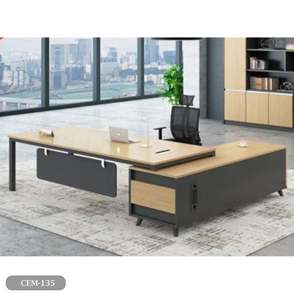 High quality Spanish MDF wood manager desk - CEM-135