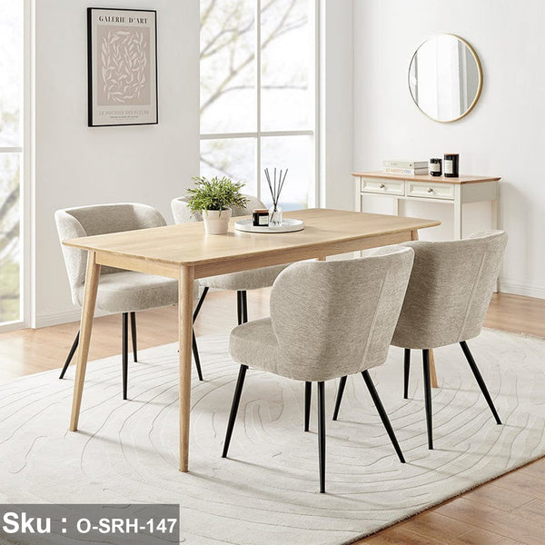 Wooden dining set - O-SRH-147