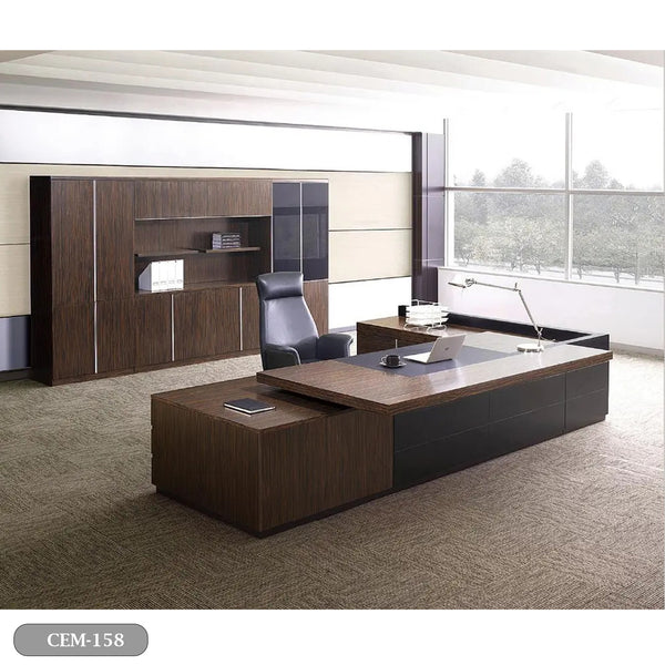 High quality Spanish MDF wood manager desk - CEM-158