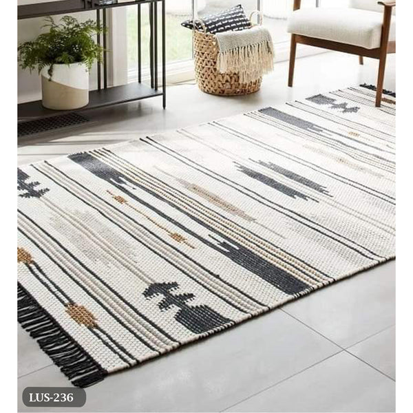 Handmade pure wool rug - 200x150cm - LUS-236