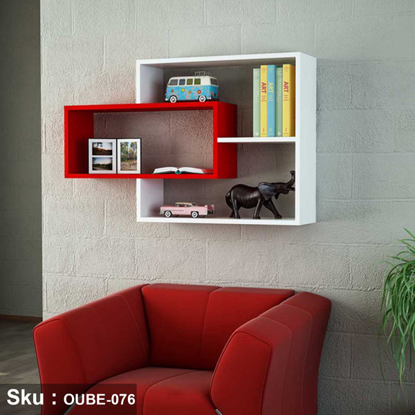 High quality MDF wood wall shelves - OUBE-076