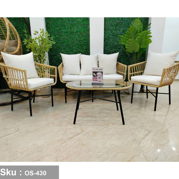 Sydney One Rattan Set for 4 Persons - OS-430