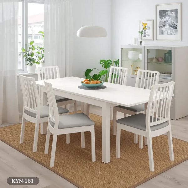 Dining table - 7 pieces of high quality beech wood - KYN-161