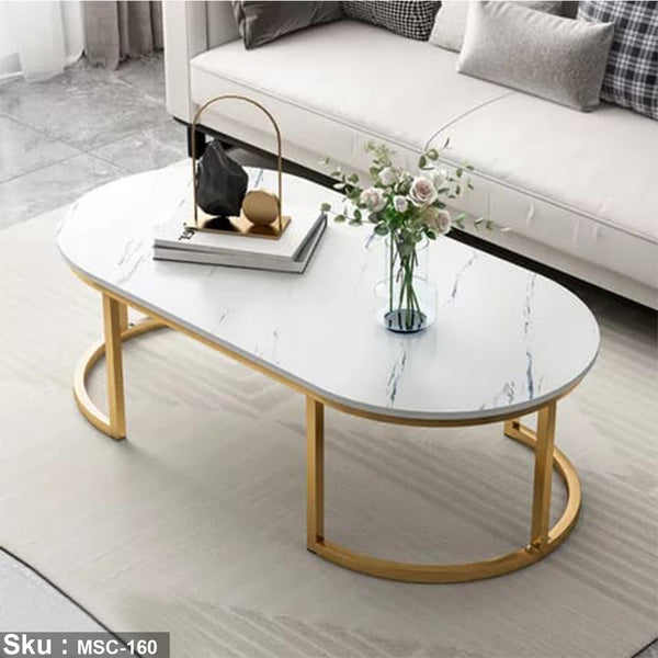 Fadzi coffee table   100 * 45  marble