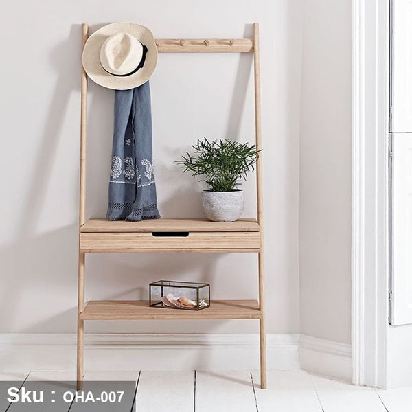 Red beech wood clothes rack - OHA-007
