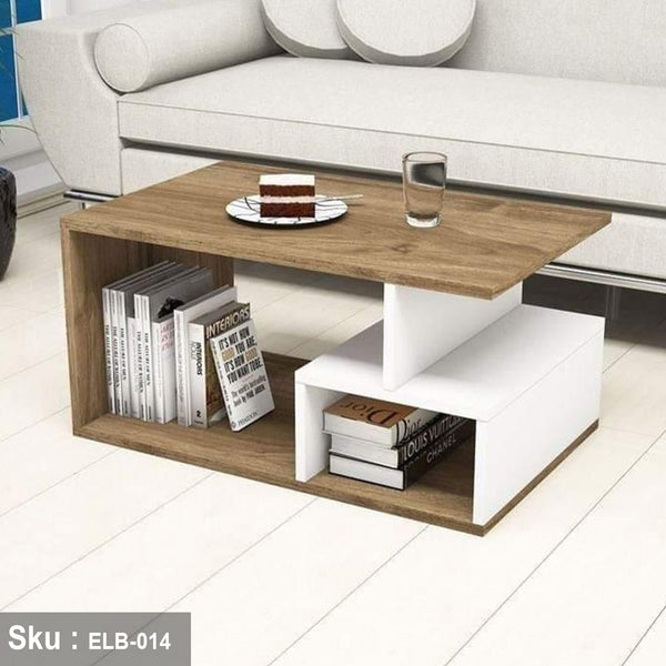 Coffee table with several shelves 100 * 45 MDF wood