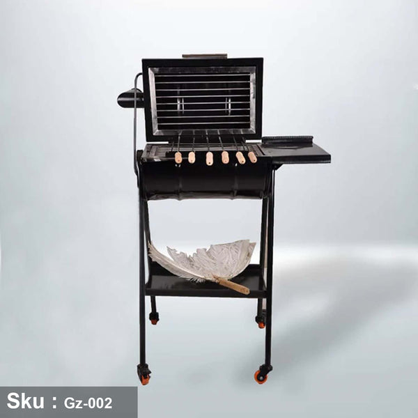 Double outdoor grill