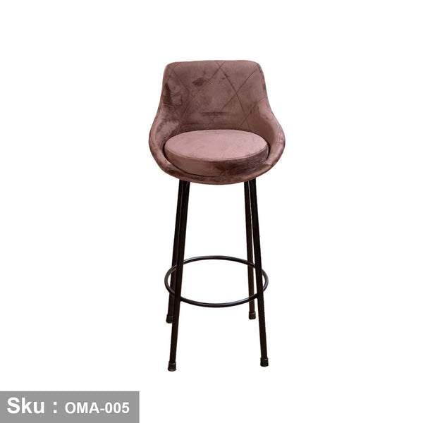 Velvet Bar Chair - OMA-005