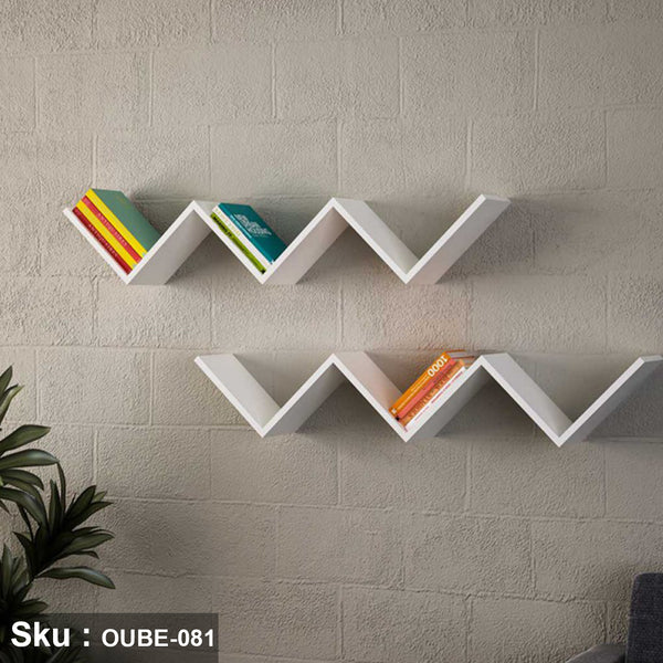 High quality MDF wood wall shelves - OUBE-081