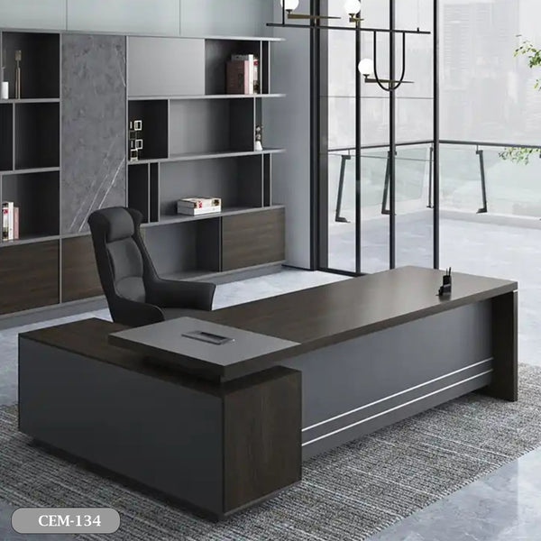 High quality Spanish MDF wood manager desk - CEM-134