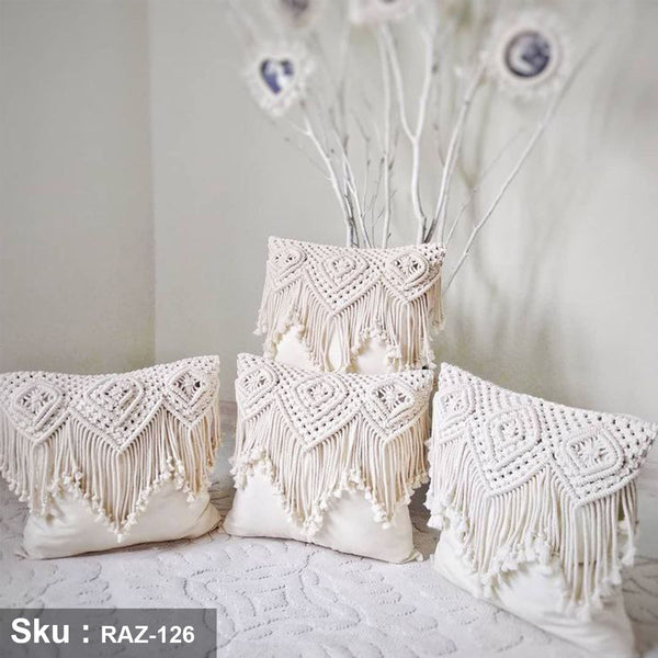 Set of 4 linen cushions - RAZ-126