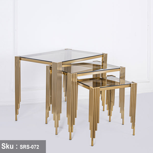 Steel Coffee Table Set - SRS-072