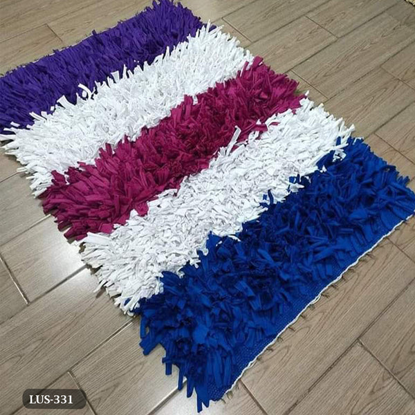 Handmade pure cotton rug - 70x100cm - LUS-331