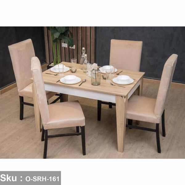 Wooden dining set -O-SRH-161