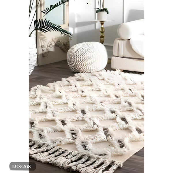 Handmade pure wool rug - 200x150cm - LUS-268