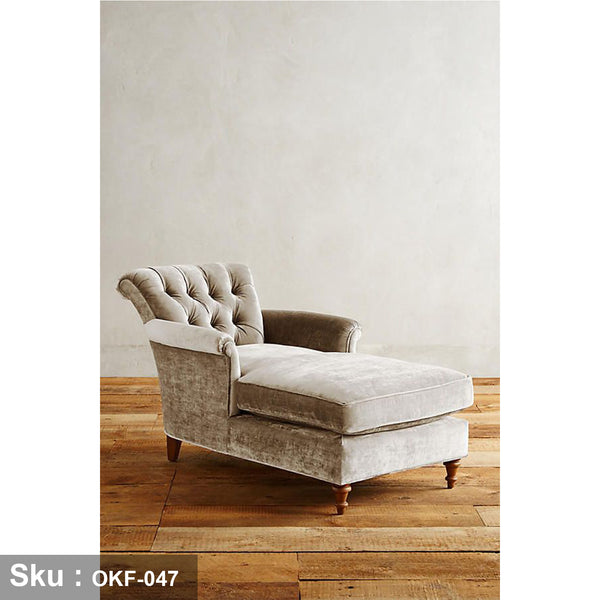 Wooden chaise longue - OKF-047