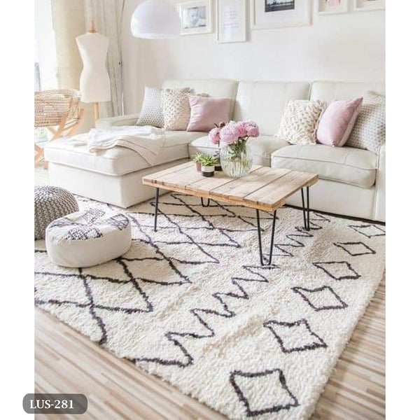 Handmade pure wool rug - 300x200cm - LUS-281