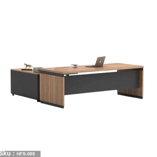 High-Quality MDF Wood Manager's Desk - HFS-088