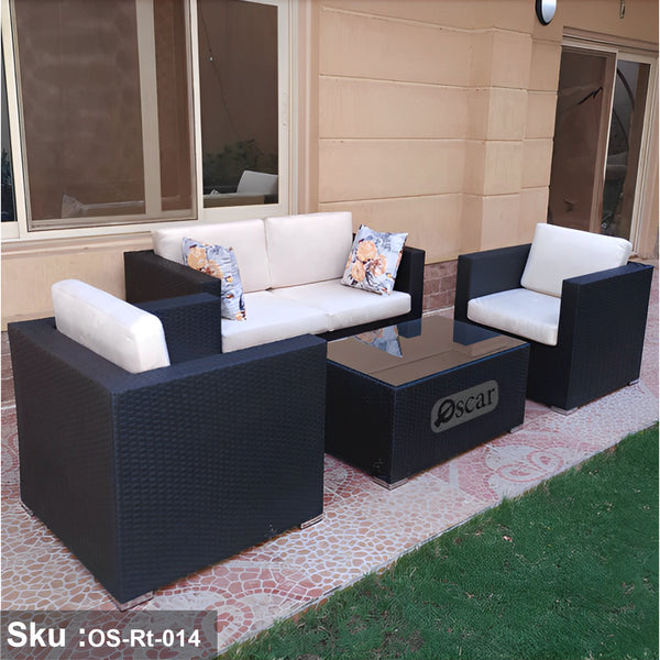 A family vip rattan set for 4 persons