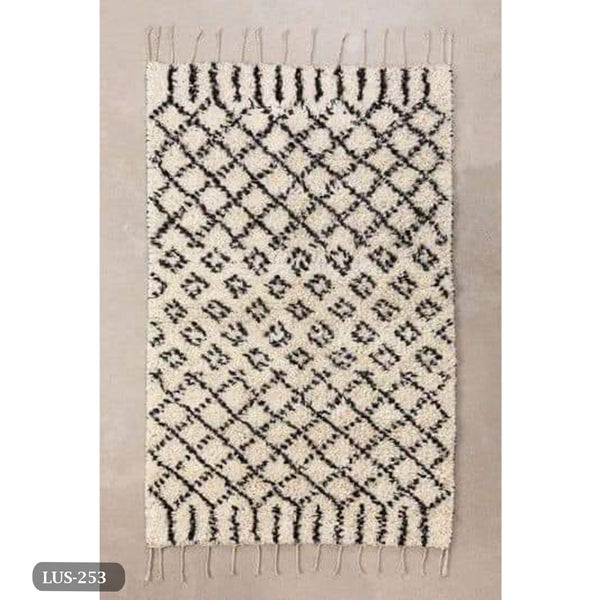 Handmade pure wool rug - 200x150cm - LUS-253