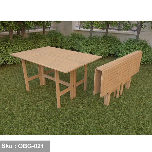 Red beech wood table - OBG-021
