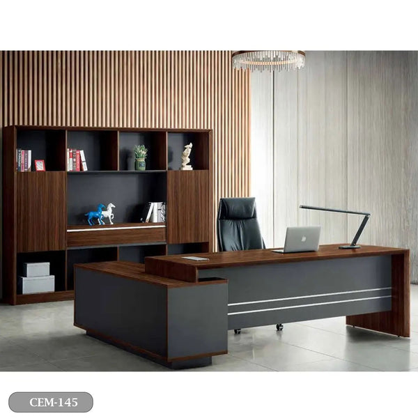 High quality Spanish MDF wood manager desk - CEM-145