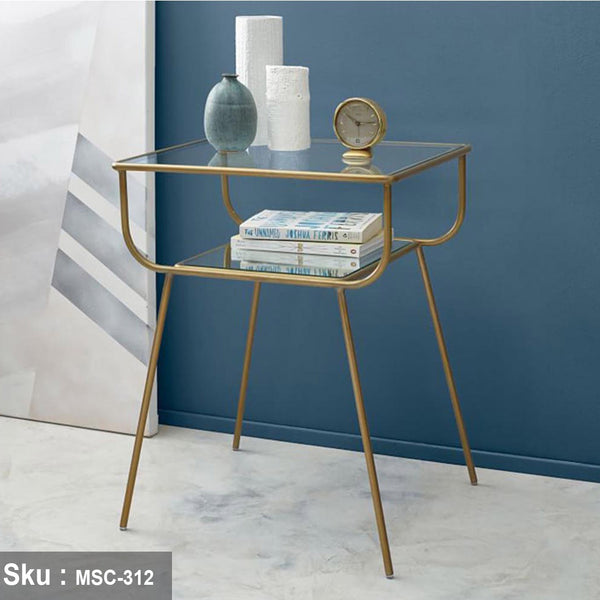 Elizabeth side table, iron, electrostatic paint