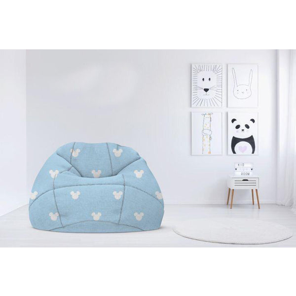 Children's plush bean bag with linen - PRV-063