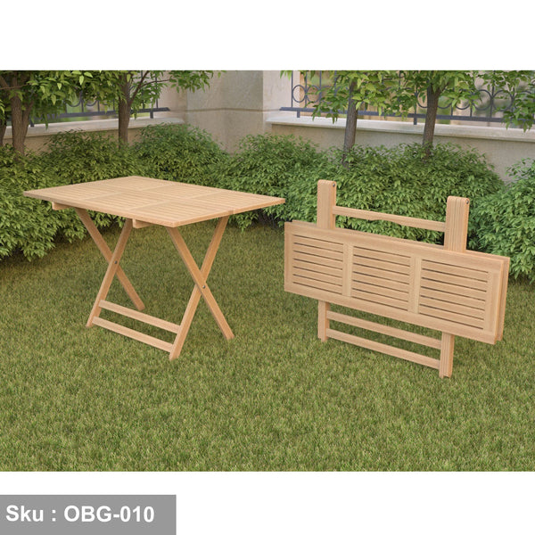 Red beech wood table - OBG-010