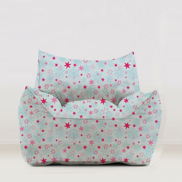 Children's plush bean bag with linen - PRV-190