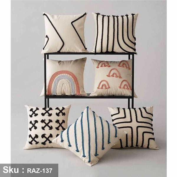 Set of 7 linen cushions - RAZ-137