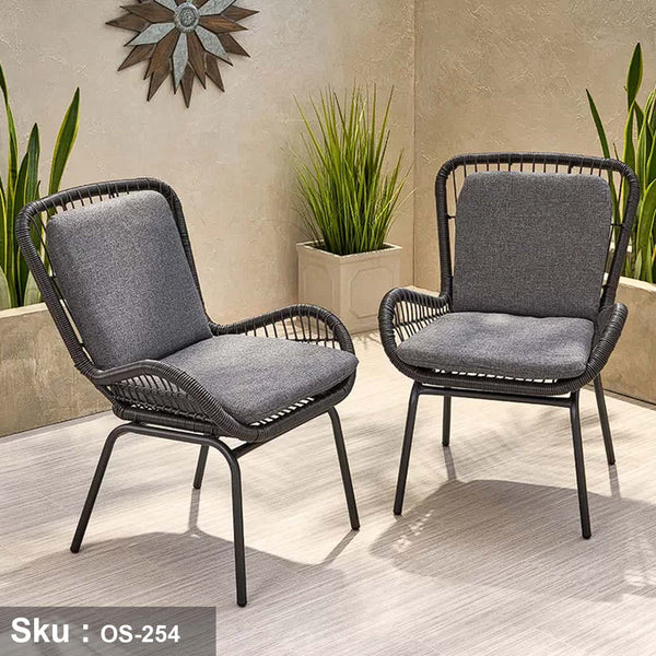 2 Chair Set from Rattan - OS-254