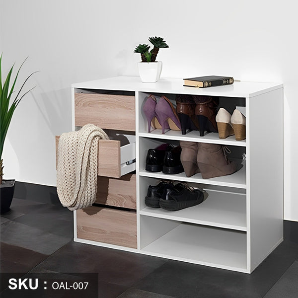 High quality MDF wooden shoe cabinet - OAL-007