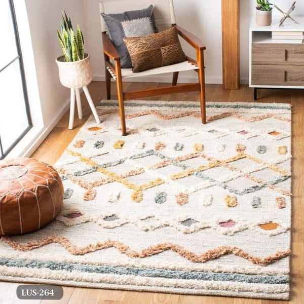 Handmade pure wool rug - 200x300cm - LUS-264