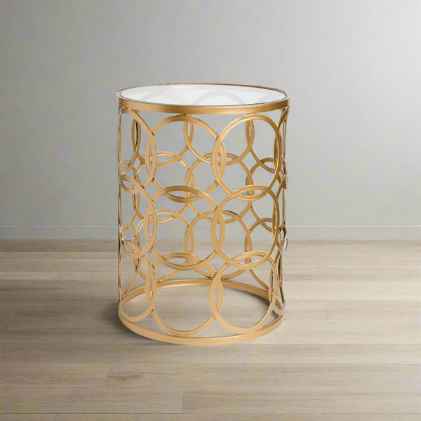 Alicia side table 50 * 40 glass