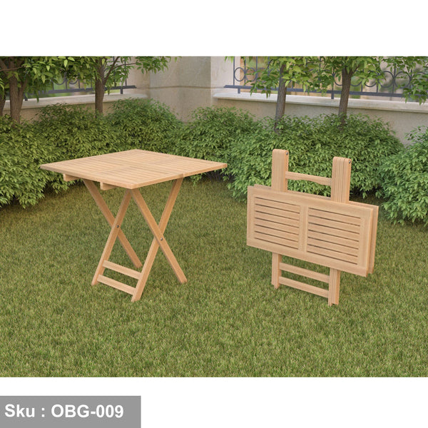 Red beech wood table - OBG-009